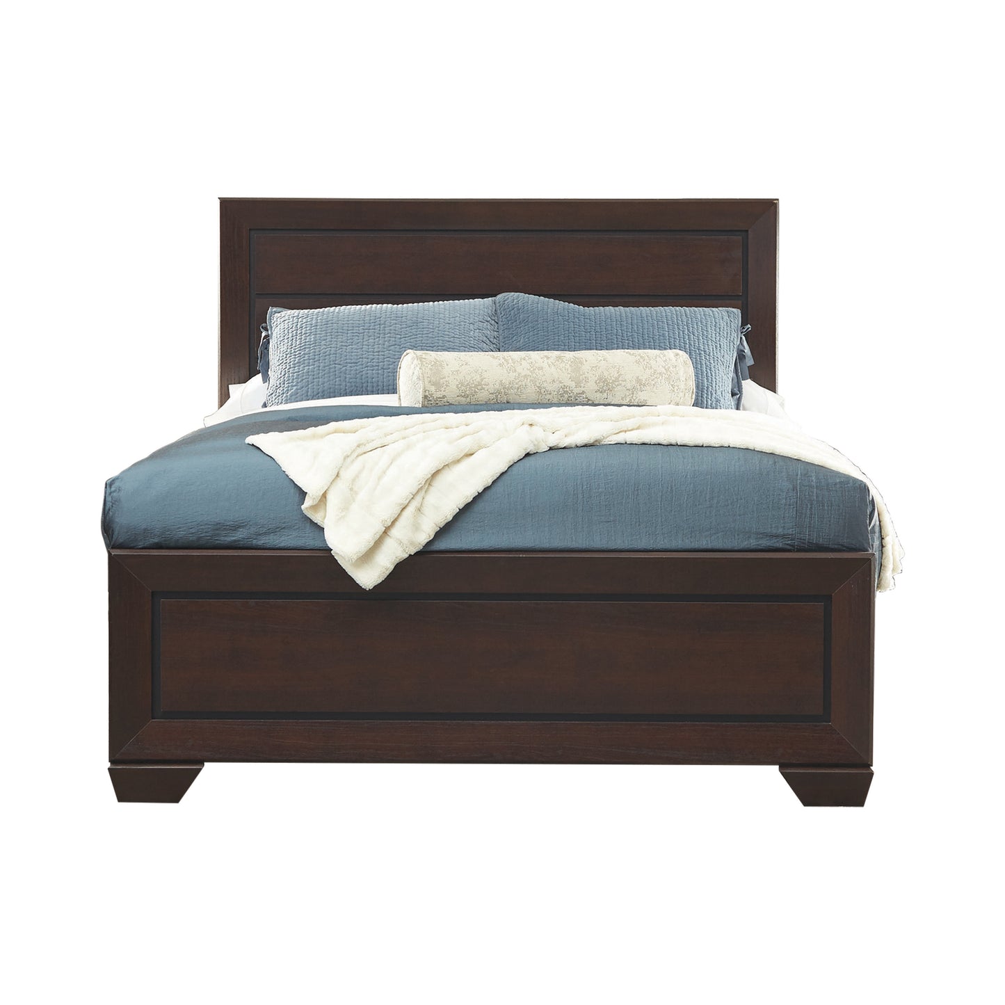 Kauffman Bedroom Set With High Straight Headboard  204391Q