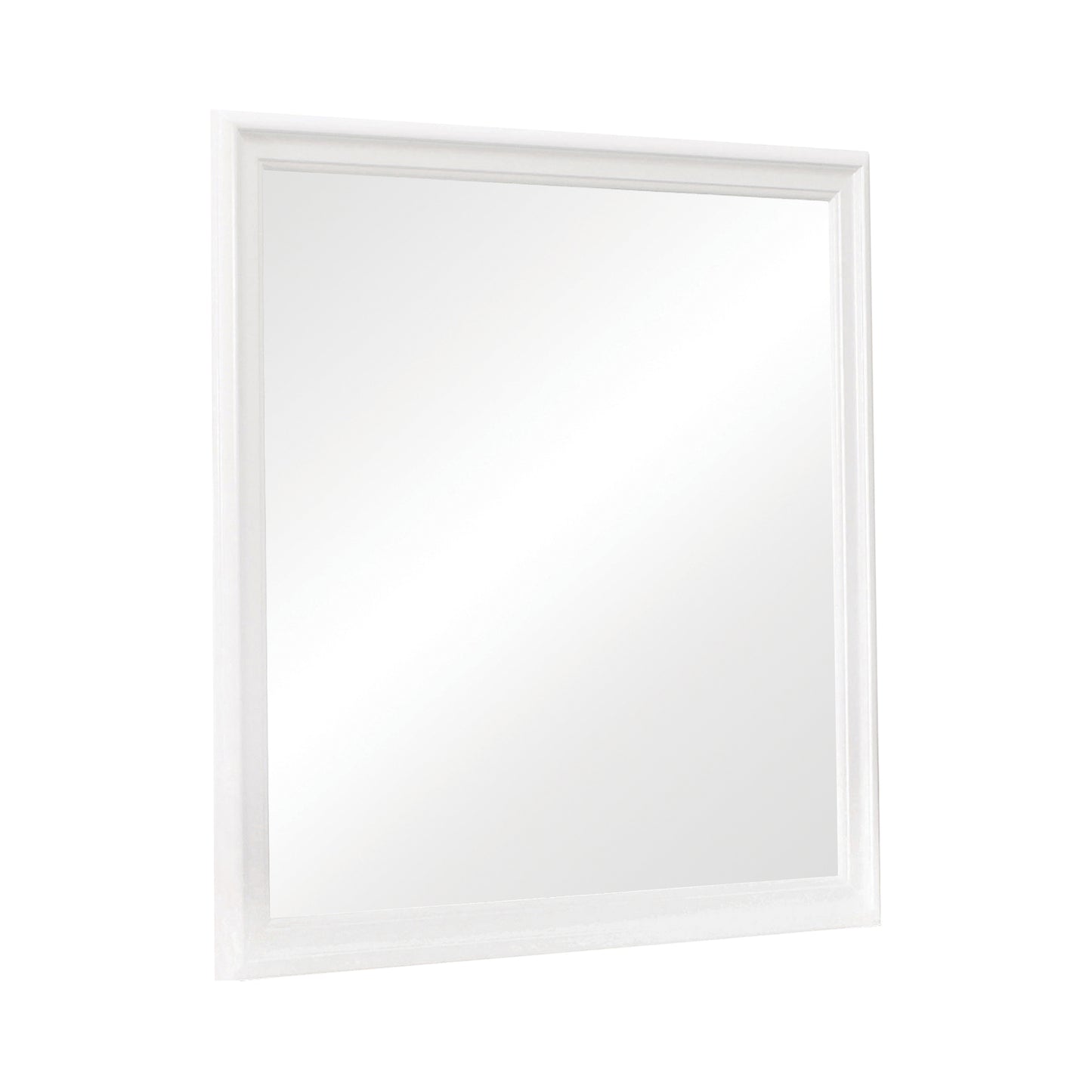 Louis Philippe Panel Bed White Collection - 204691
