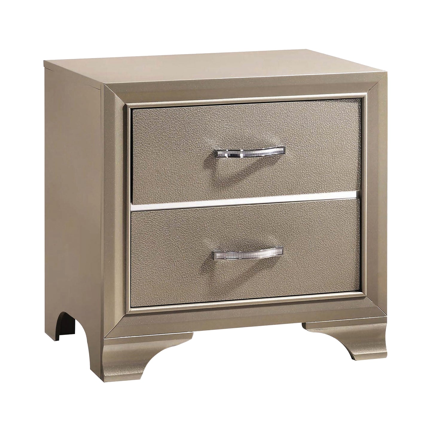 Beaumont Bedroom Set Metallic Champagne - 205291
