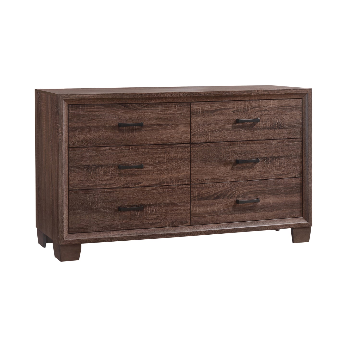 Brandon Panel Bed Medium Warm Brown 205321