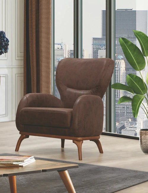 Boston Sofa & Love Dark Brown