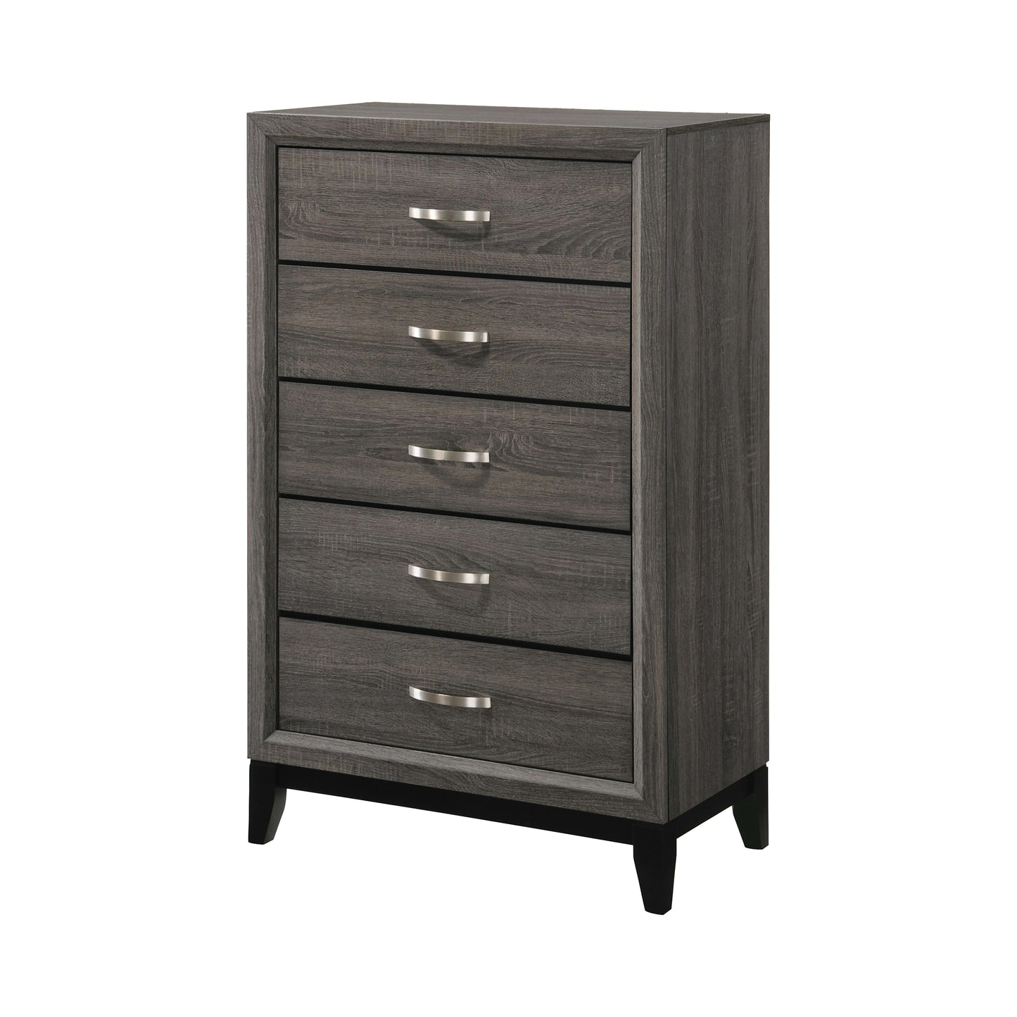 Watson Bedroom Set Grey Oak and Black 212421Q-S5