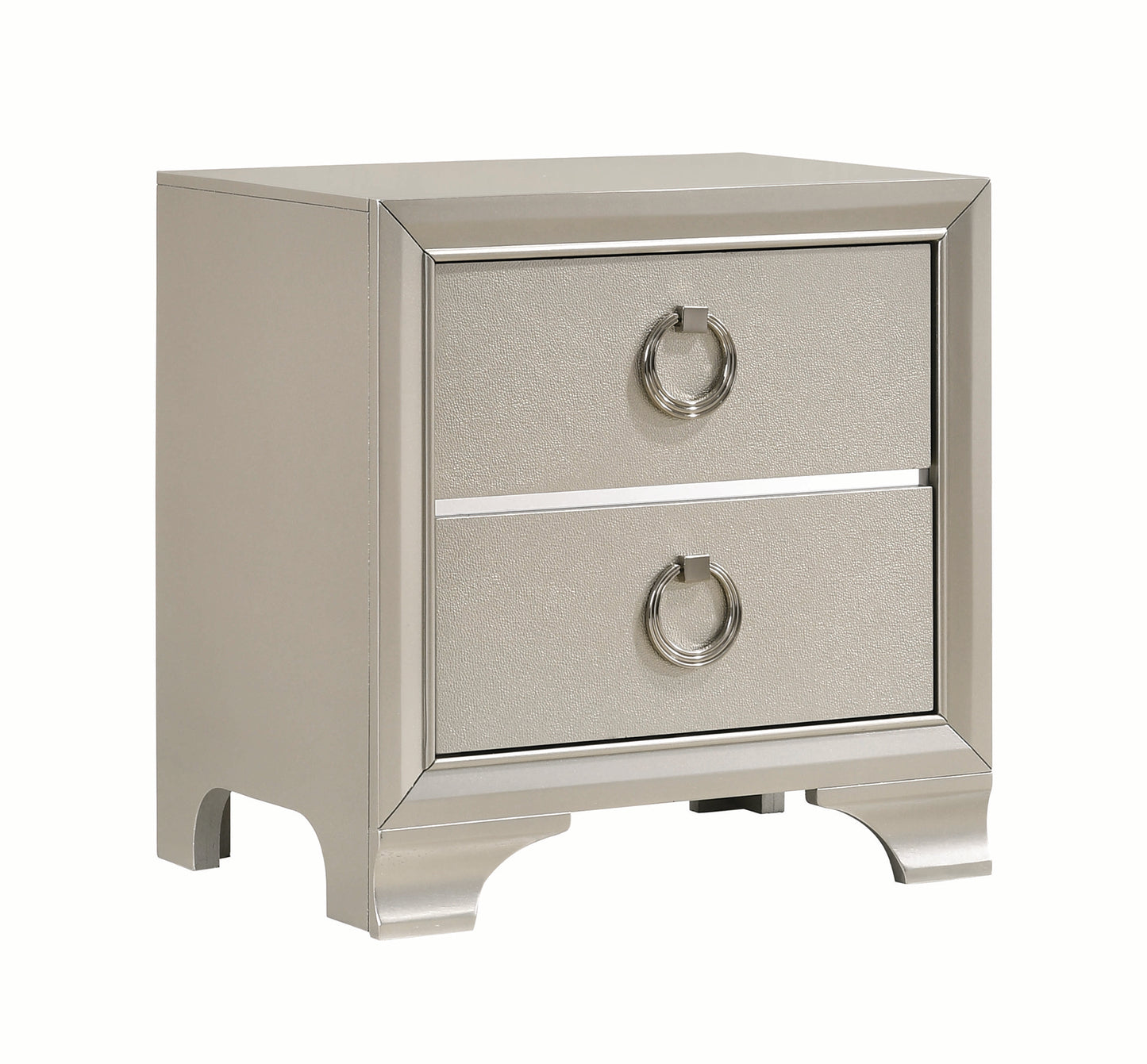 Salford Bedroom Set Metallic Sterling 222721