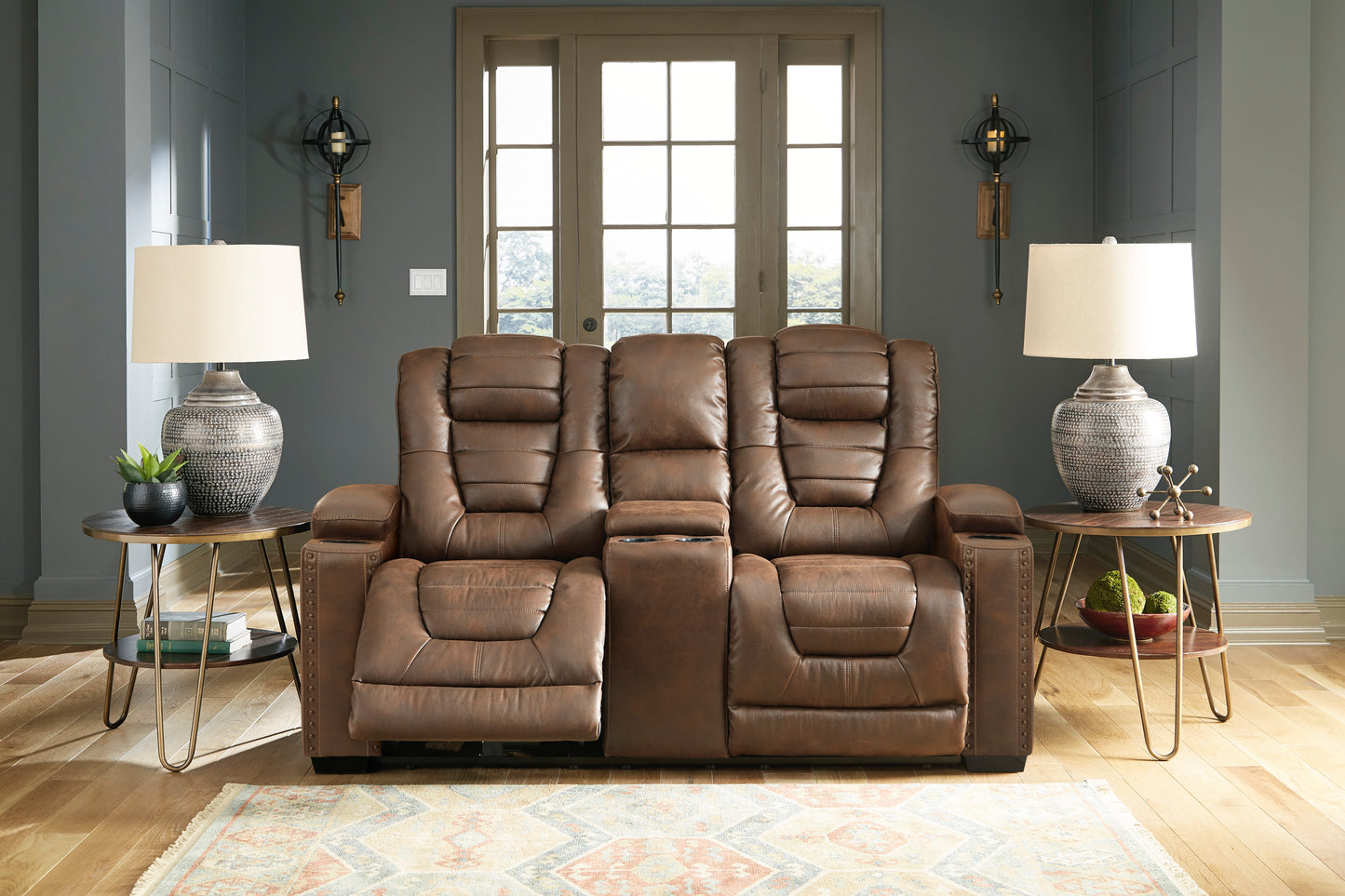 Owner's Box Sofa and Loveseat - PKG007281
