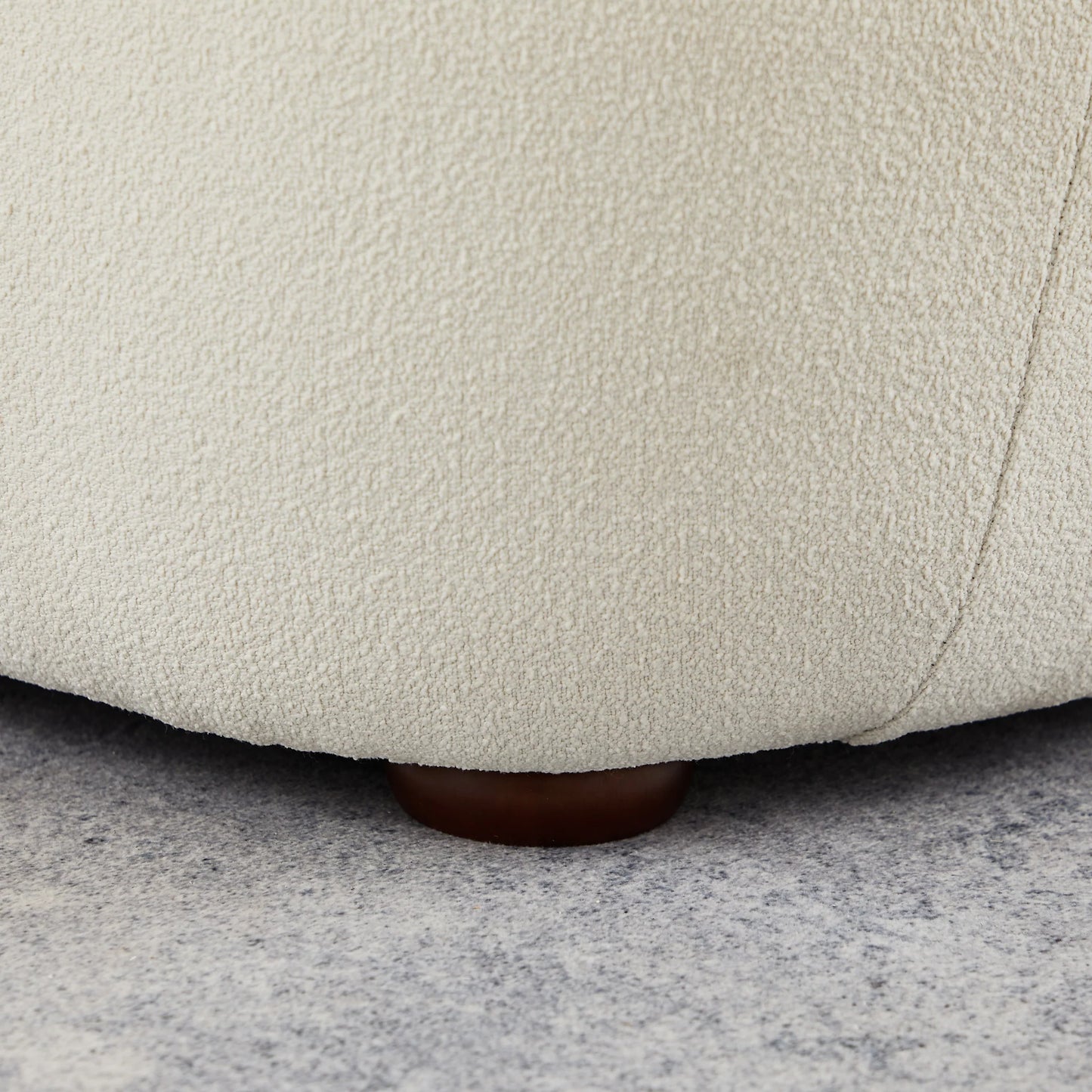 Brody Sofa (White Boucle Fabric)
