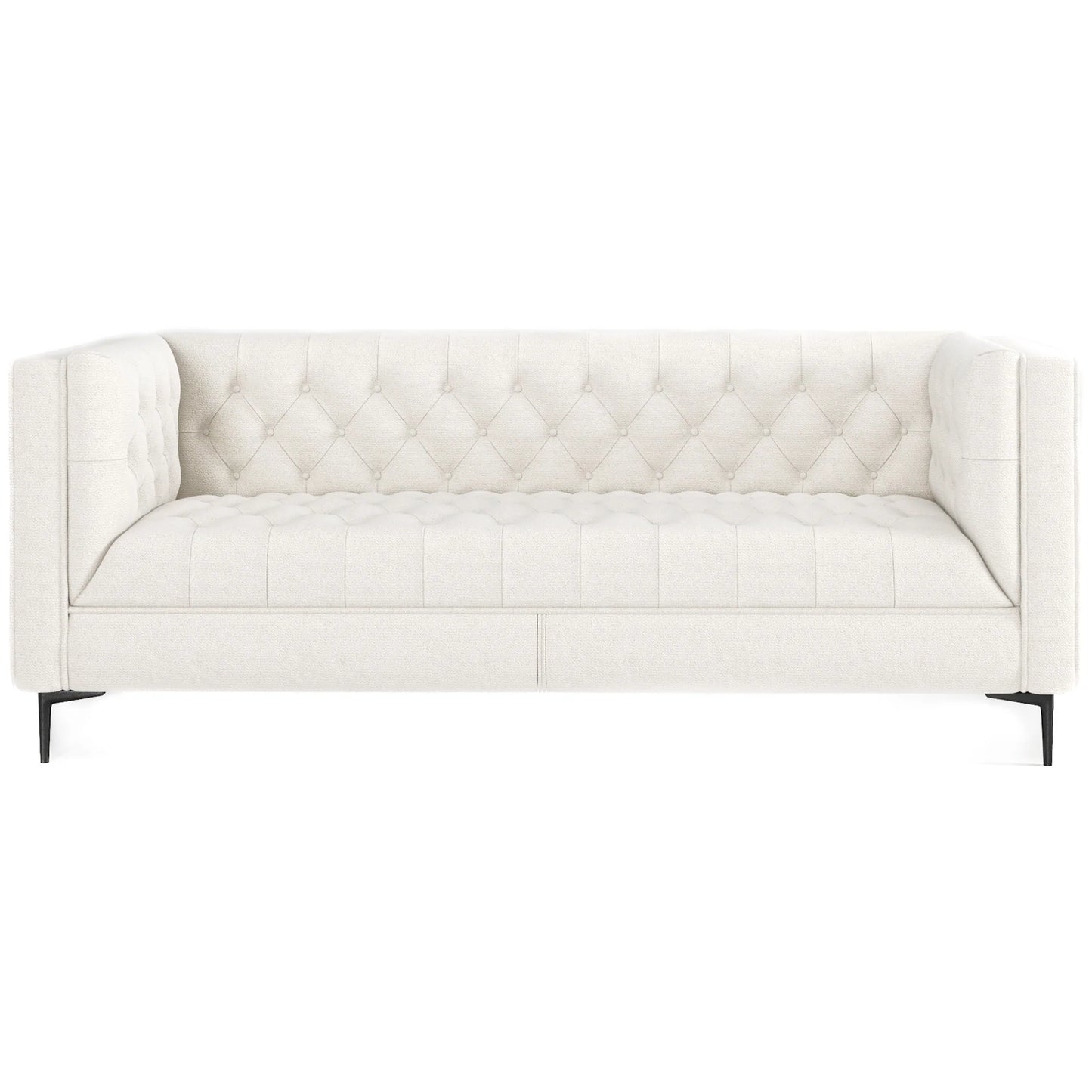 Houston Beige Boucle Modern Sofa