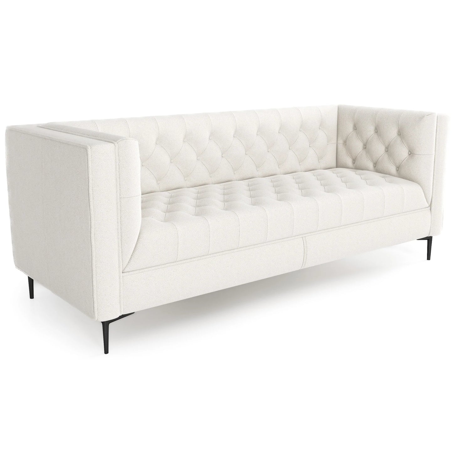 Houston Beige Boucle Modern Sofa
