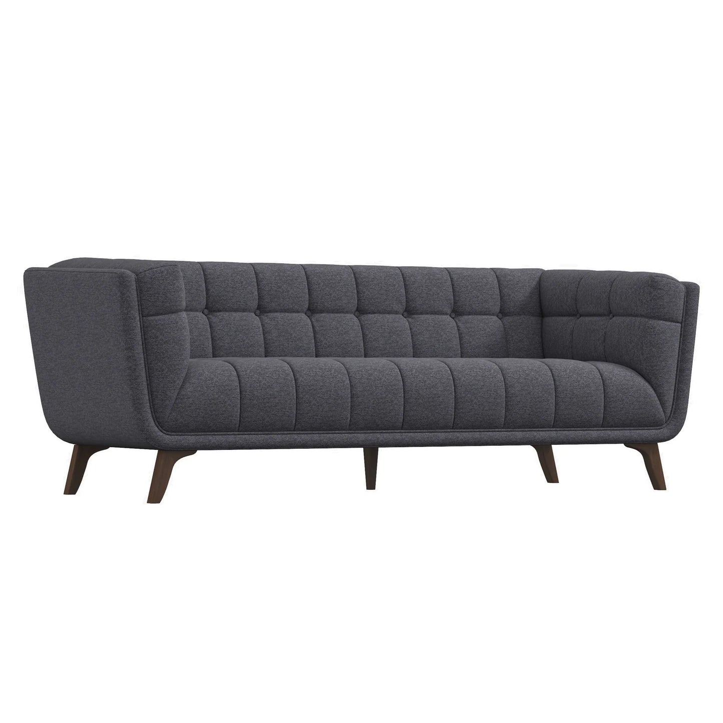 Kano Large Seaside Gray Fabric Sofa