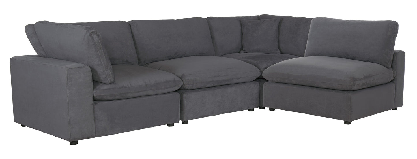 9546GY*6OT 6-Piece Modular Sectional with Ottoman