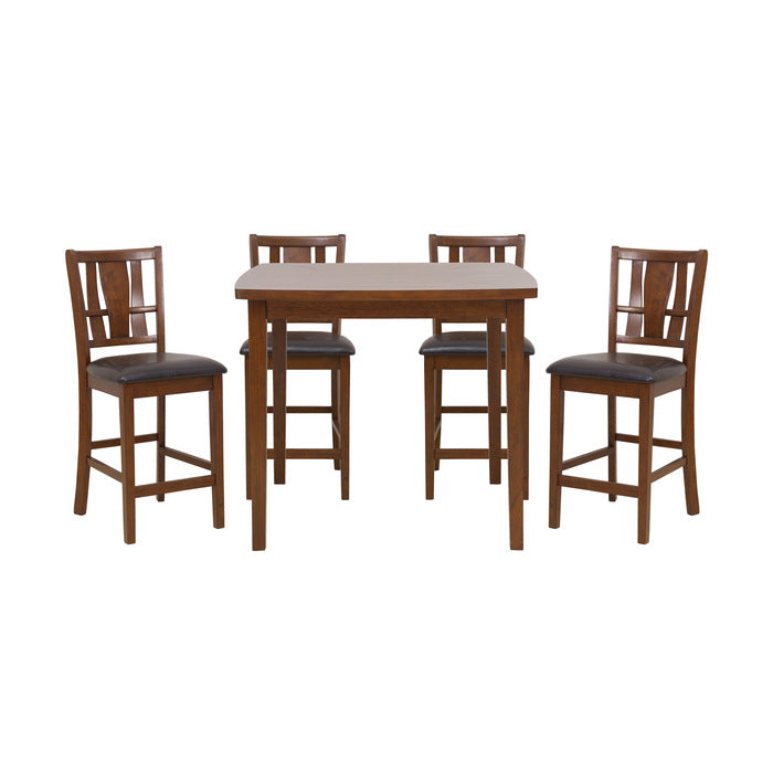 SH1156-36 5PC PACK COUNTER HGHT SET, BRW MINDY