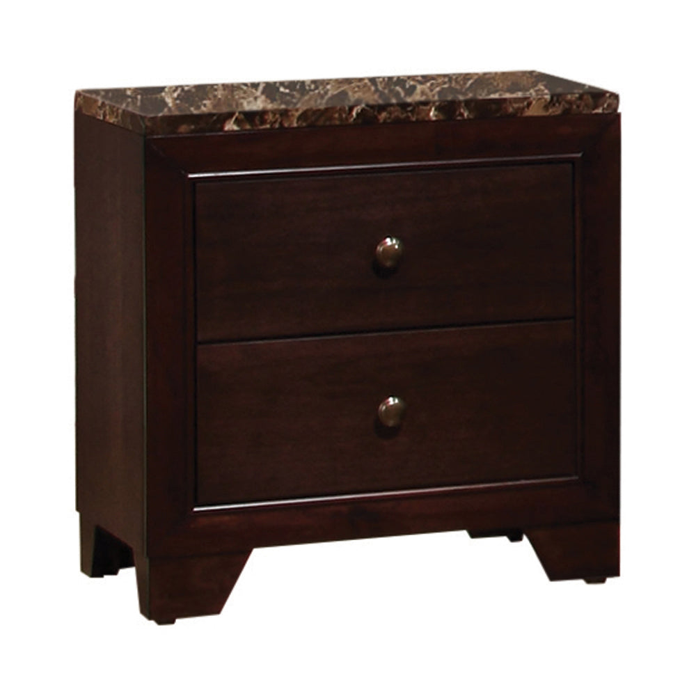 Conner Bedroom Set With Upholstered Headboard Cappuccino - 300261