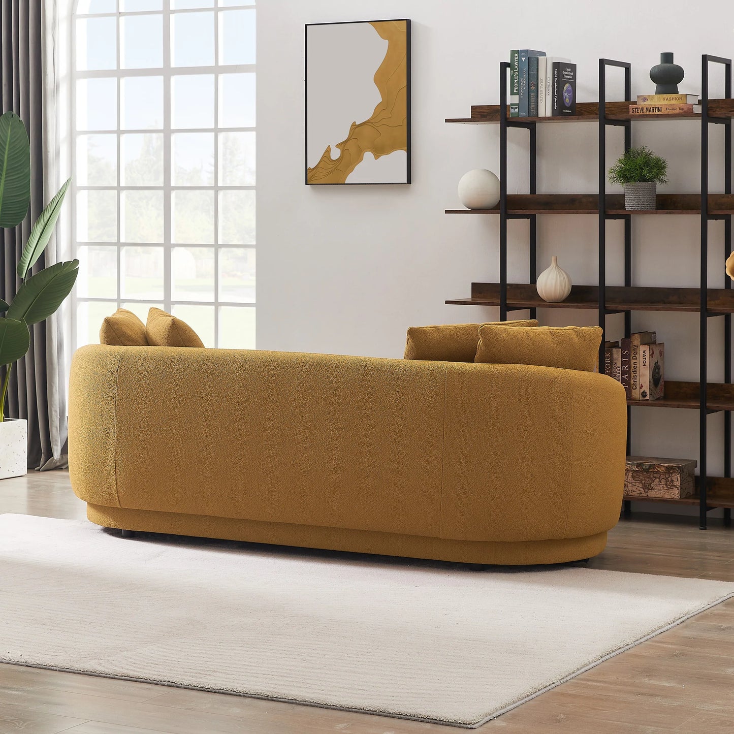 Perth Sofa (Gold Boucle)
