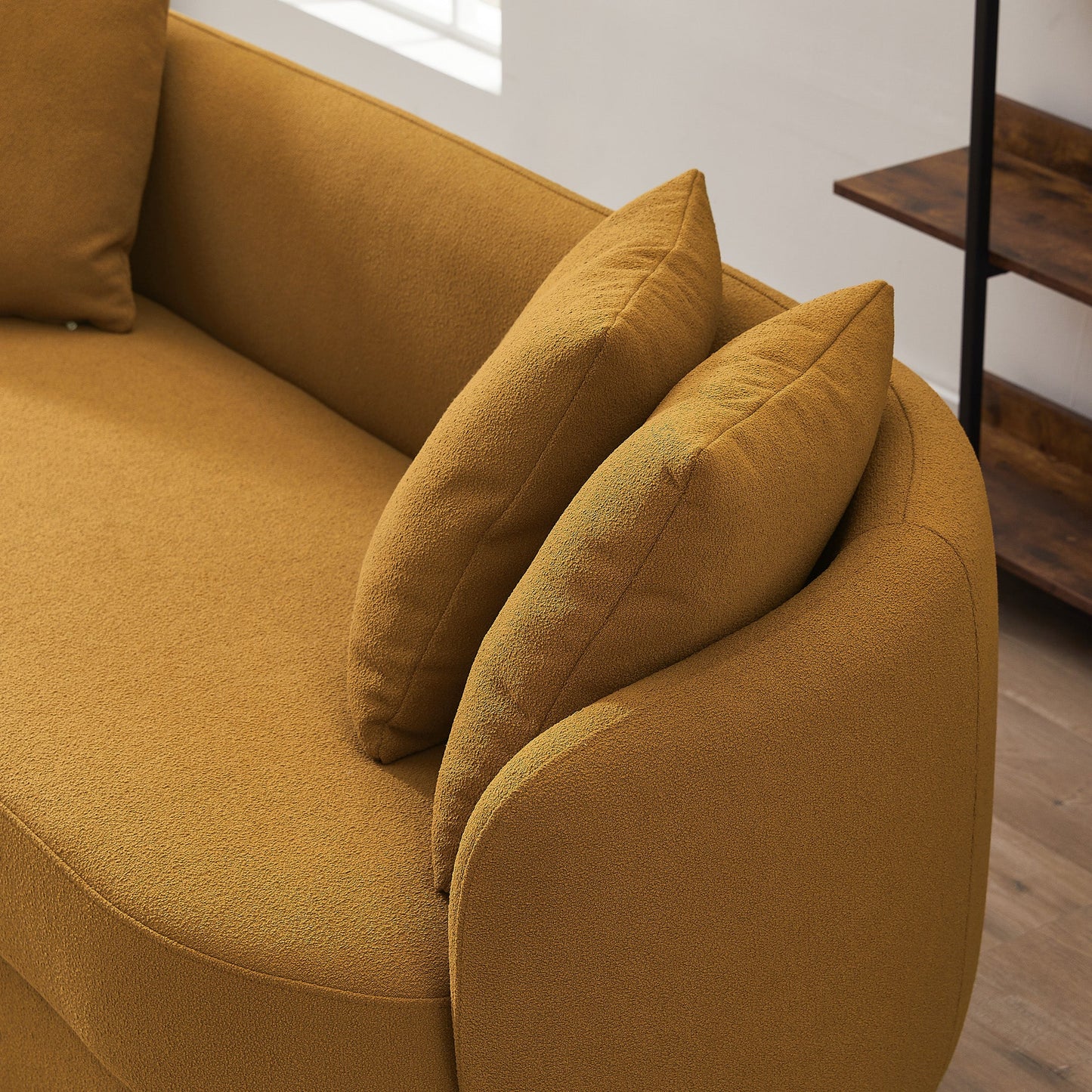 Perth Sofa (Gold Boucle)
