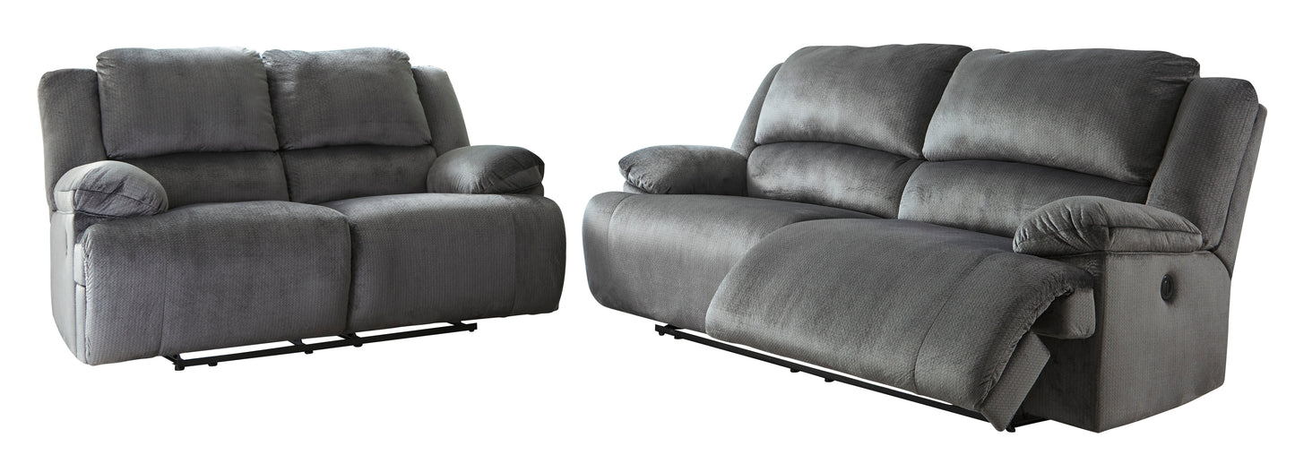 Clonmel Power Reclining Sofa, Loveseat and Recliner - PKG001175