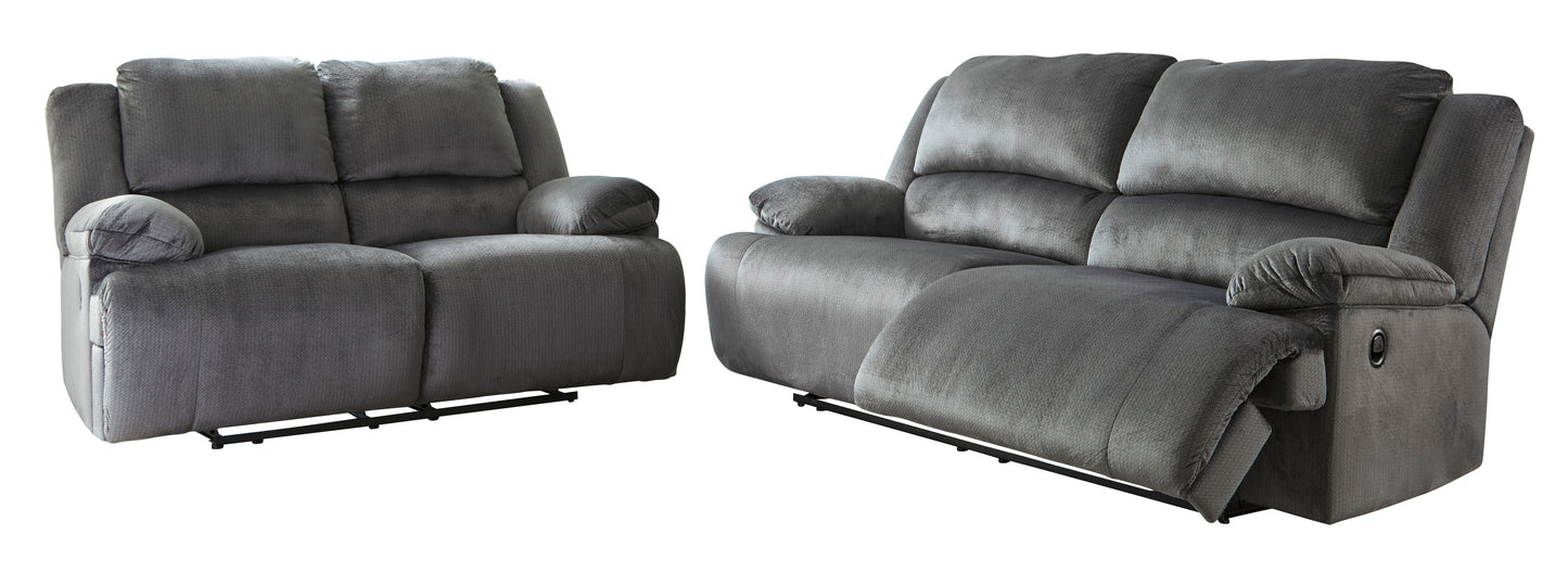 Clonmel Power Reclining Sofa and Loveseat - PKG001174