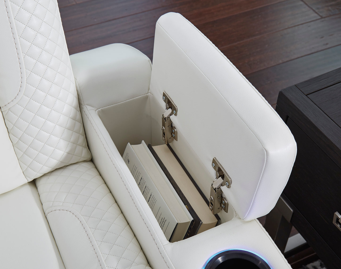 Party Time Power Reclining Sofa and Loveseat- PKG010437