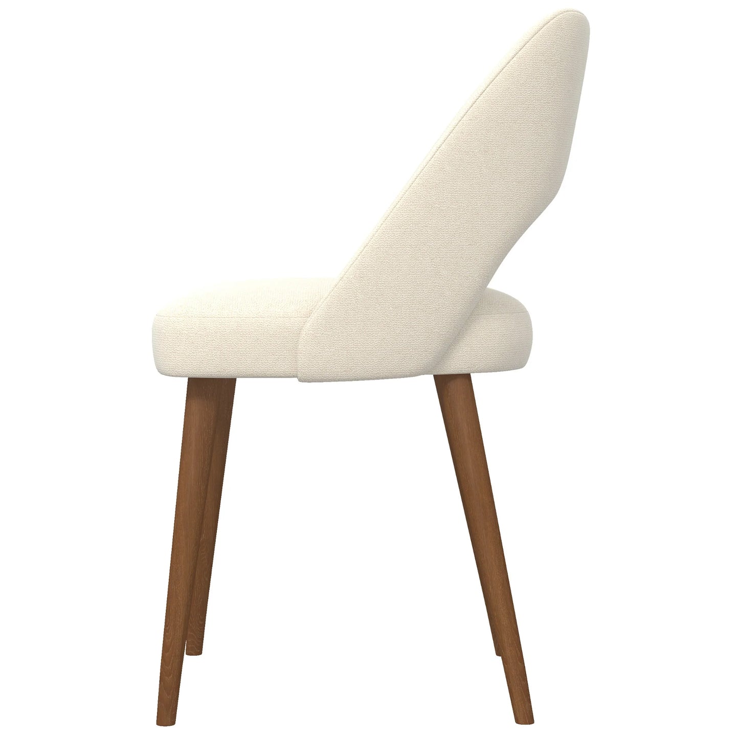 Ariana Modern Dining Chair (White Boucle)