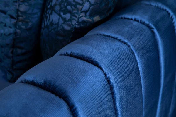 Olympia Navy Velvet Sofa & Loveseat