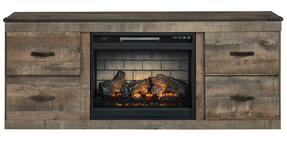 Ashley EW0446 Trinell TV Stand w/Fireplace 60"L