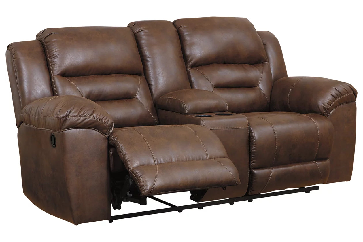 Stoneland Manual Reclining Sofa, Loveseat and Recliner Set 39904