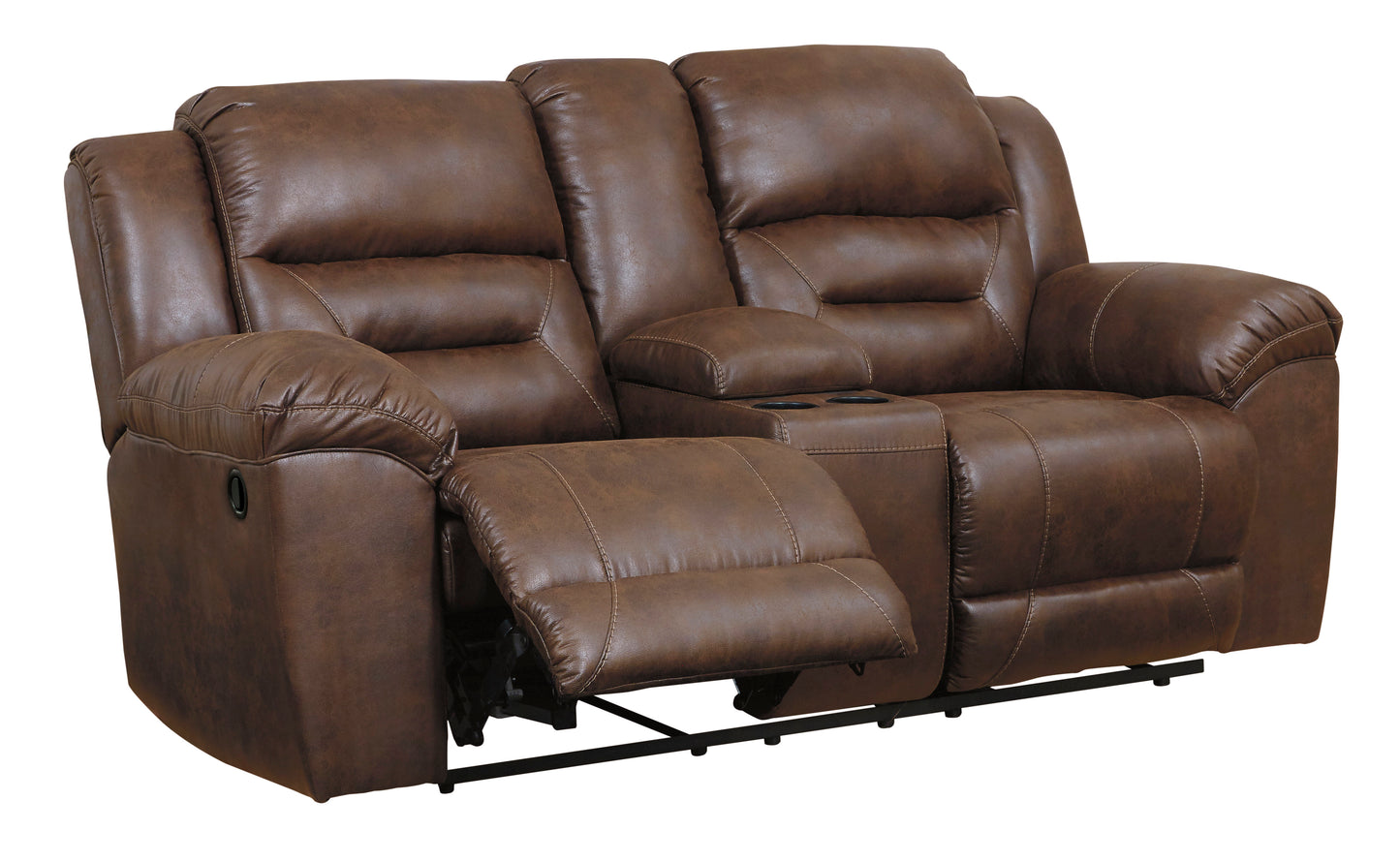 Stoneland Power Reclining Sofa and Loveseat - PKG001244