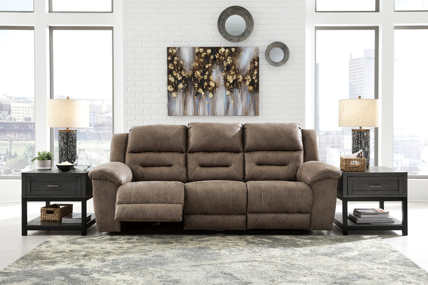 Stoneland Sofa and Loveseat - PKG001247