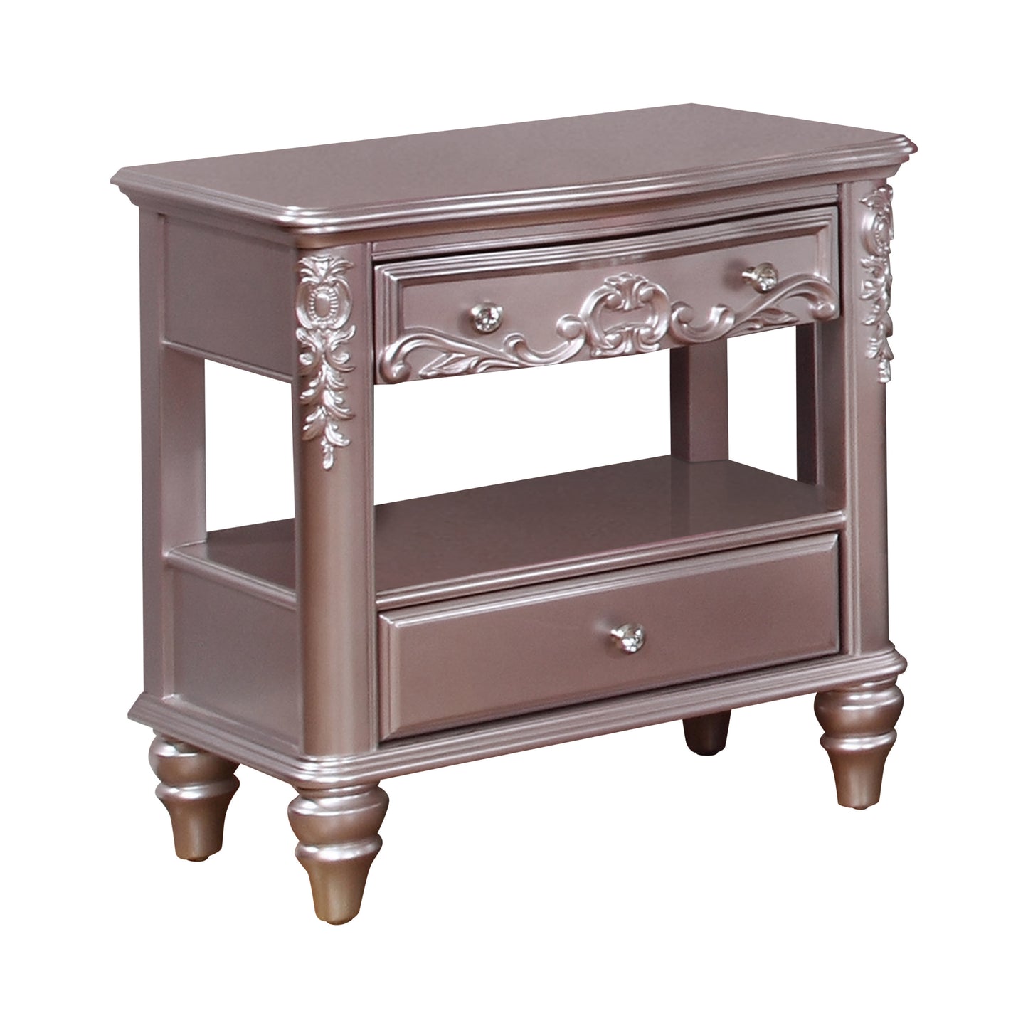 Caroline Storage Bedroom Set Metallic Lilac - 400891
