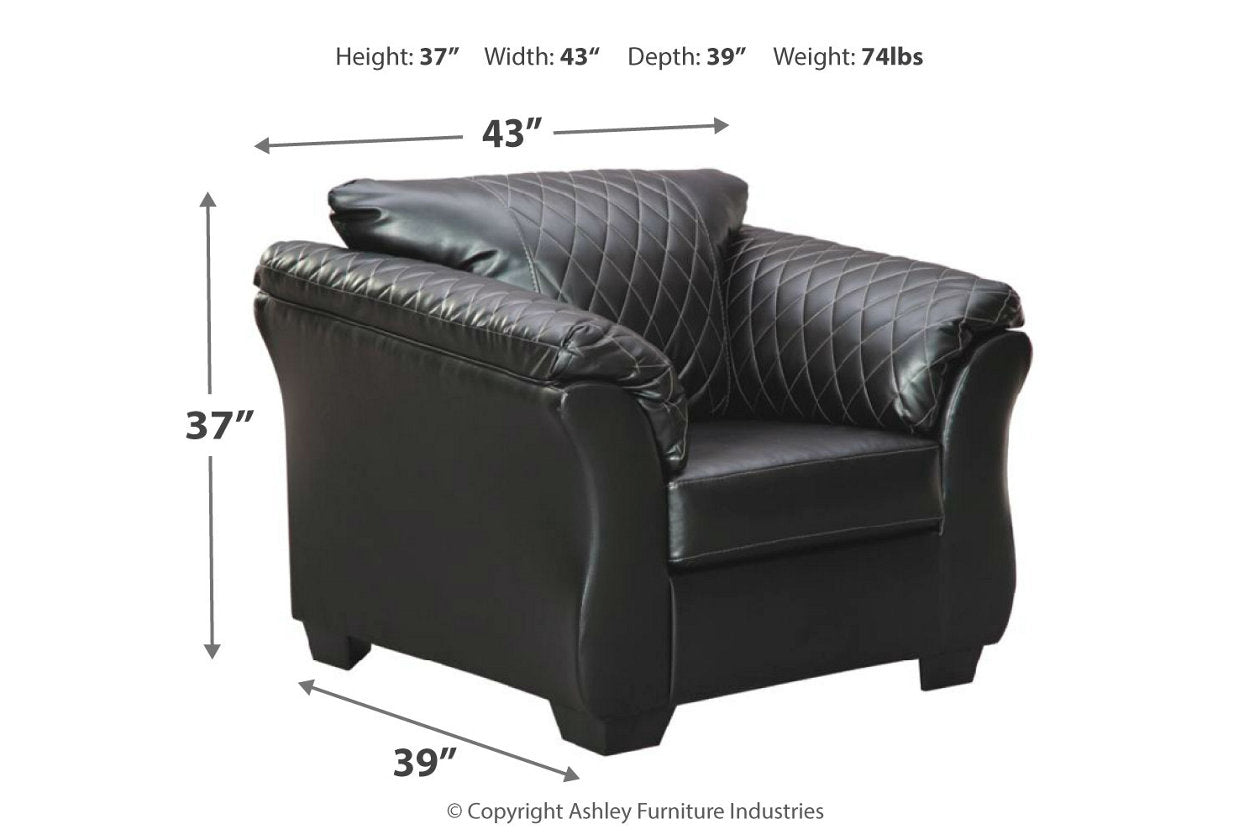 Betrillo Black Chair | 4050220