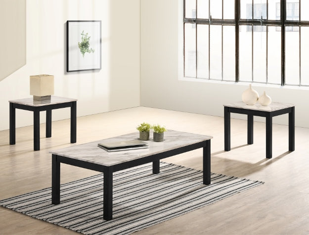 4167SET-WH 3PK THURNER FAUX MBL