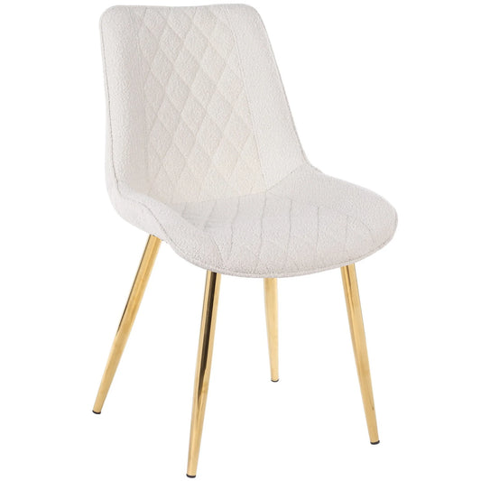 Samantha Beige Boucle Dining Chair