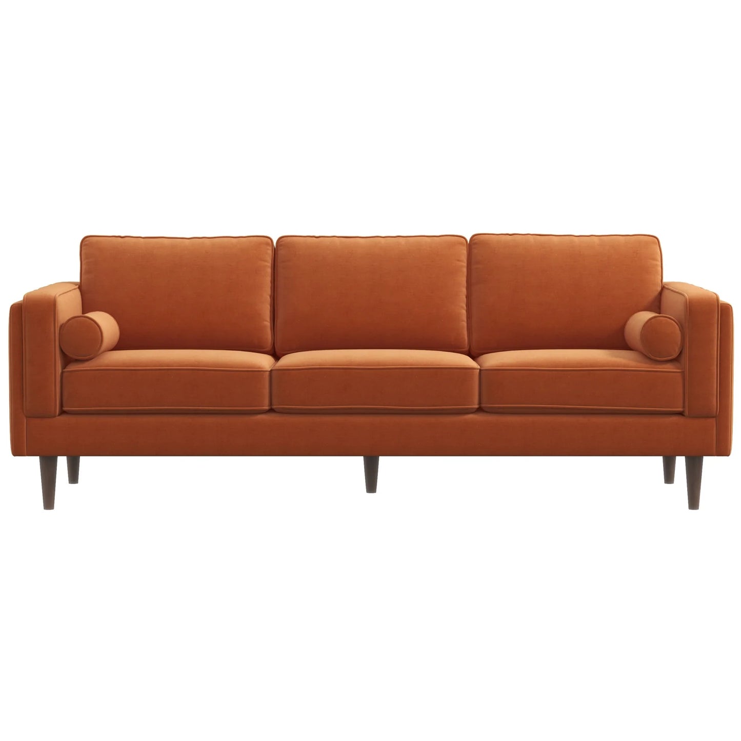 Fordham Sofa (Burnt Orange Velvet)
