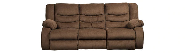 Tulen Chocolate Reclining Sofa | 9860588