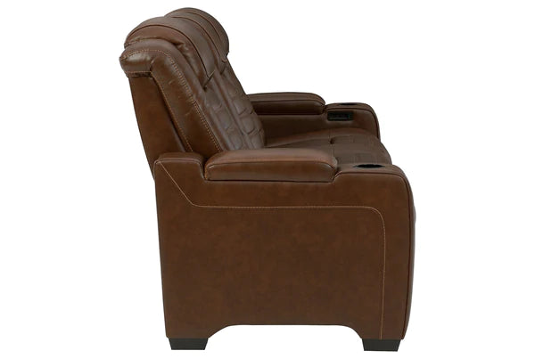 Backtrack Chocolate Power Reclining Sofa | U2800415