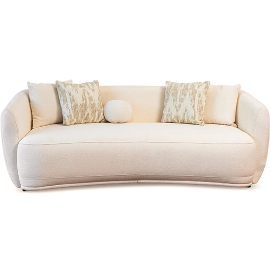Layla Creme Boucle Sofa Medium