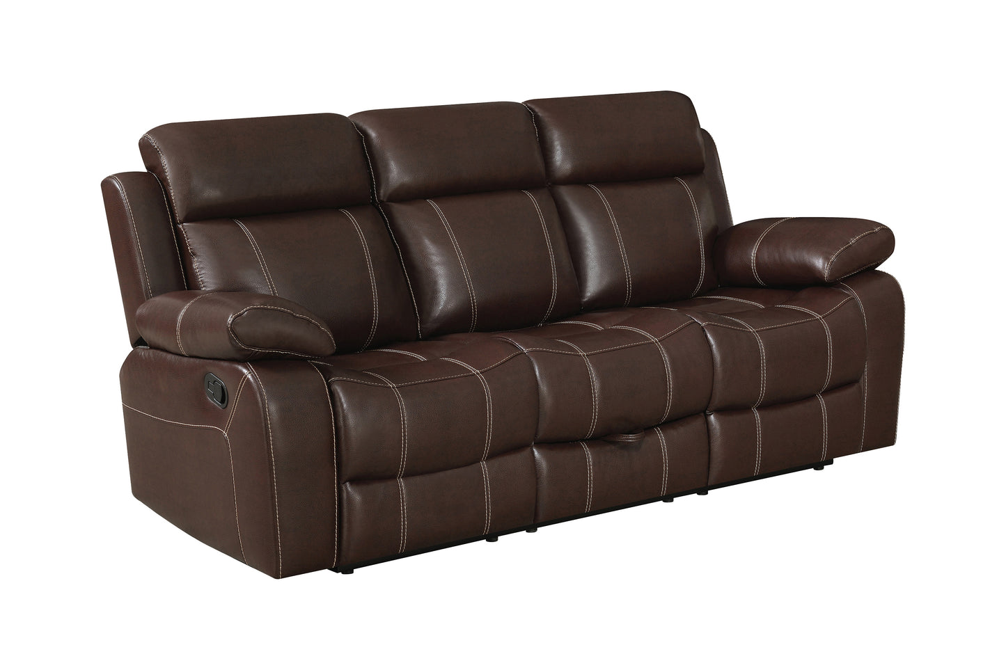 Myleene Upholstered Tufted Living Room Set Chestnut - 603021