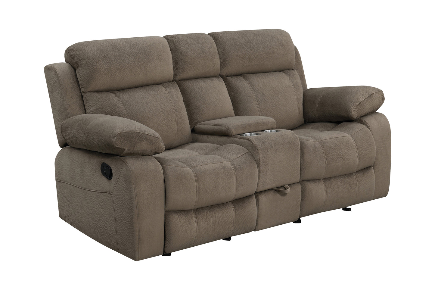 Myleene Upholstered Tufted Living Room Set Mocha - 603031
