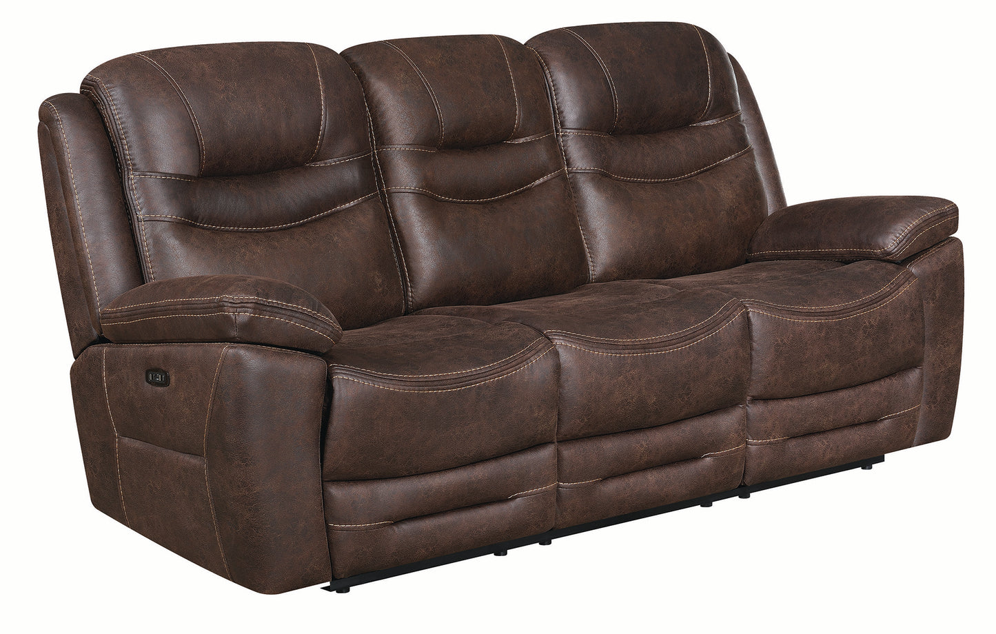 Hemer 3-Piece Power^2 Living Room Set Chocolate - 603331PP