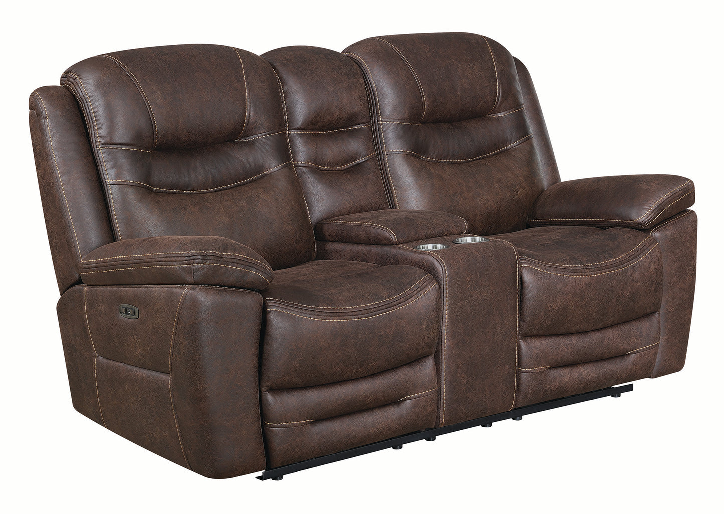 Hemer 3-Piece Power^2 Living Room Set Chocolate - 603331PP
