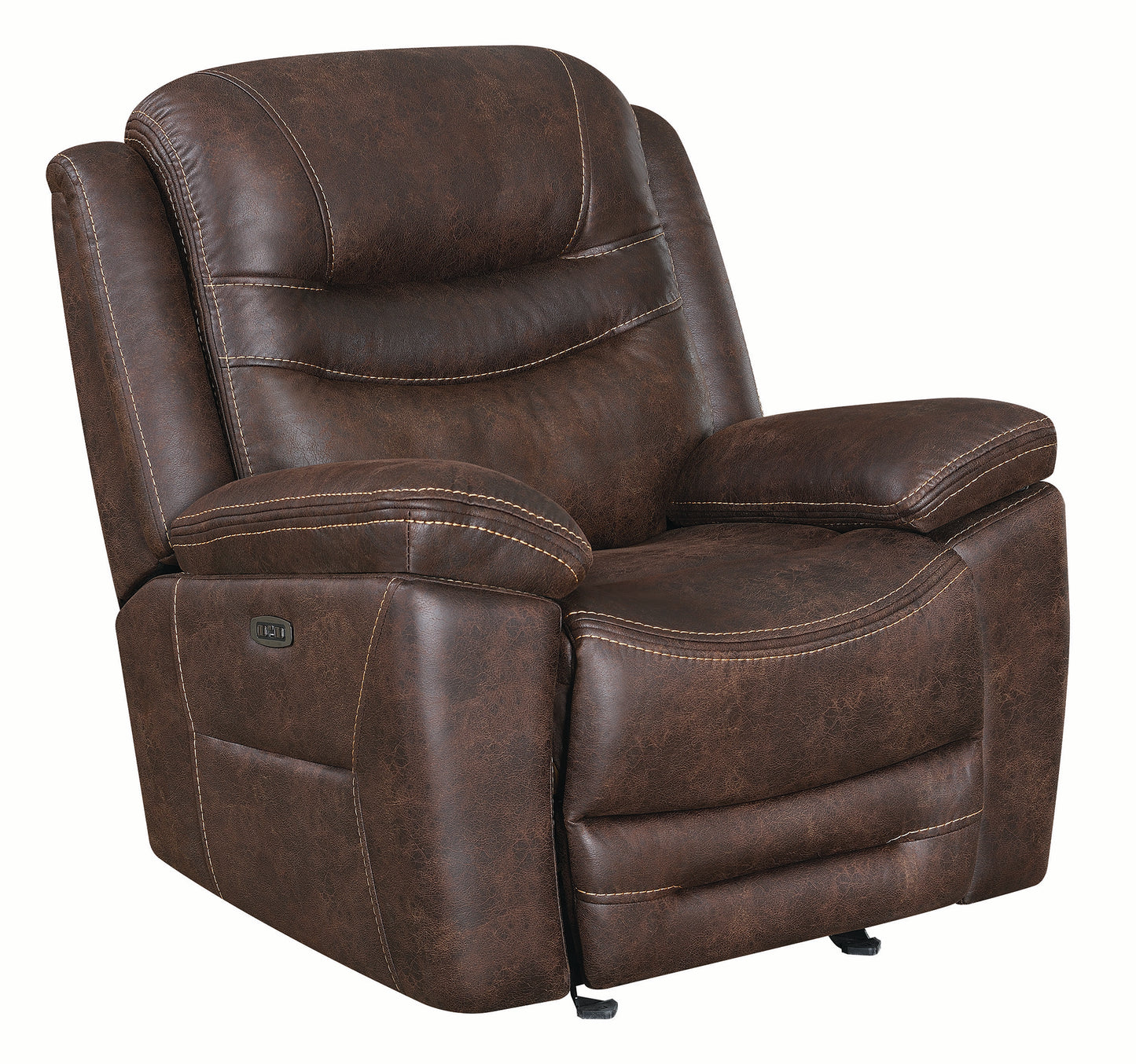 Hemer 3-Piece Power^2 Living Room Set Chocolate - 603331PP