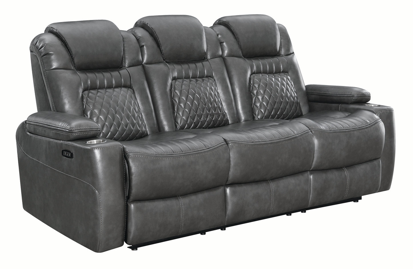 Korbach  Power^2 Living Room Set Charcoal Collection: Korbach - 603414PP