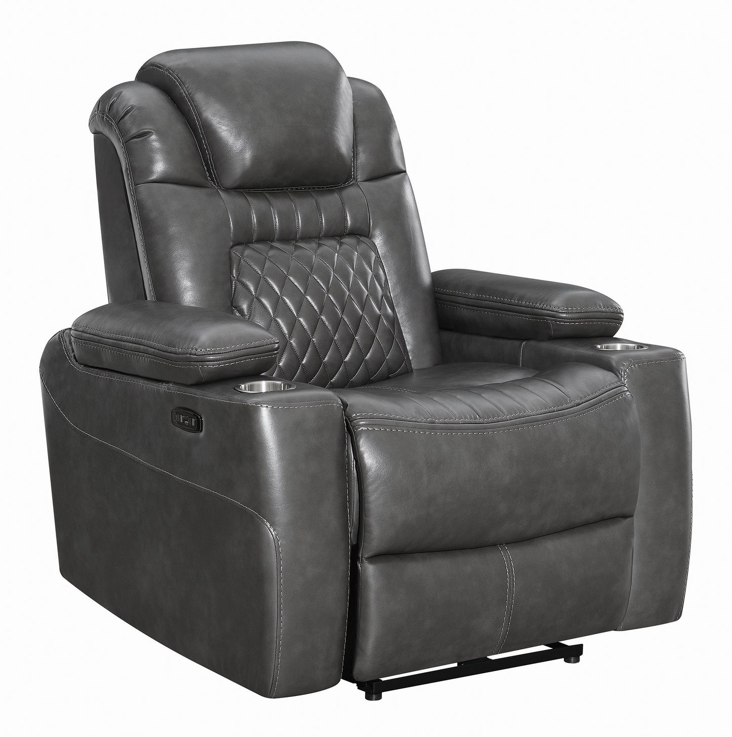 Korbach  Power^2 Living Room Set Charcoal Collection: Korbach - 603414PP