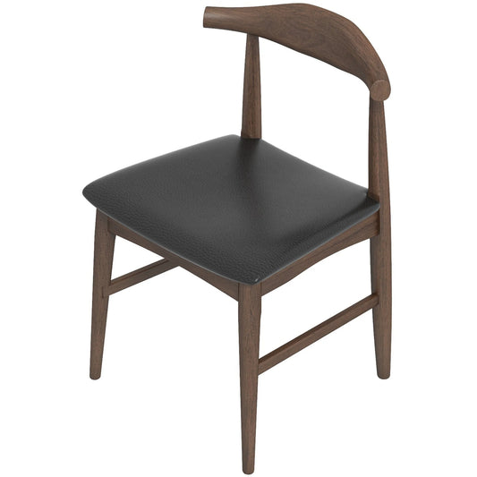 Winston Dining Chair (Black Leather)