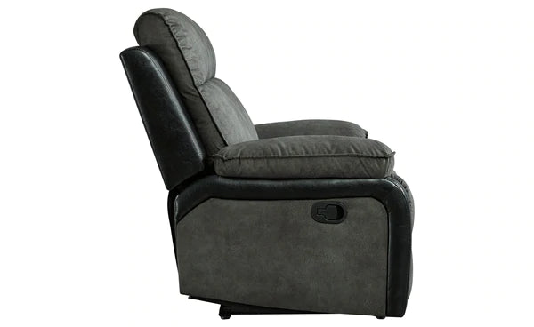 Woodsway Gray Reclining Loveseat | 6450486