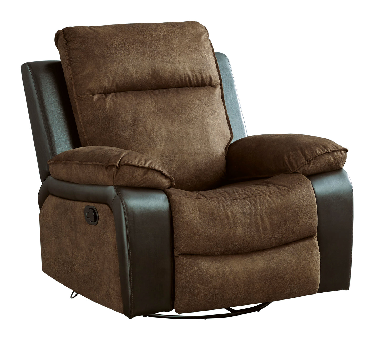 Woodsway Brown Swivel Glider Recliner | 6450561