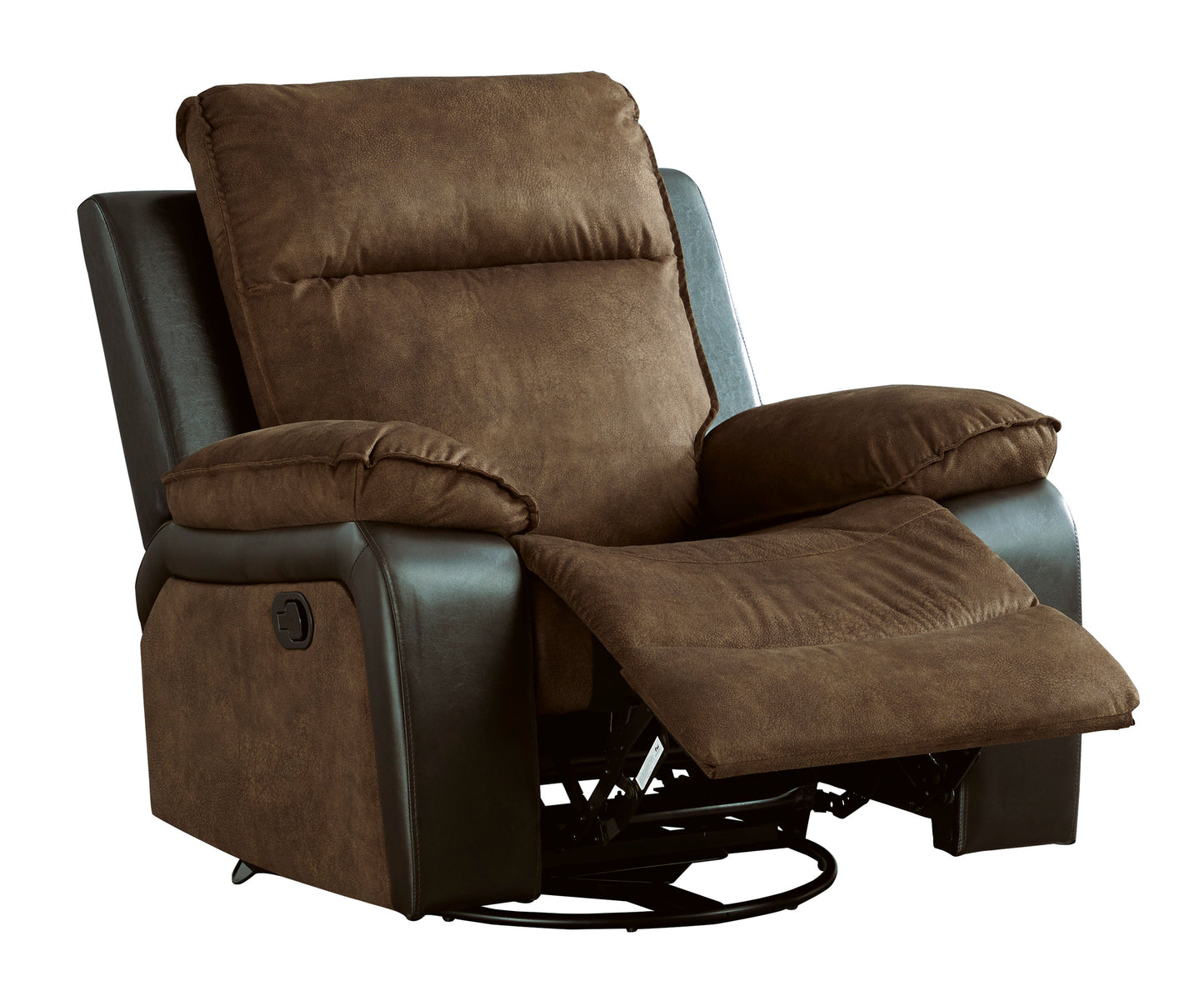 Woodsway Brown Swivel Glider Recliner | 6450561