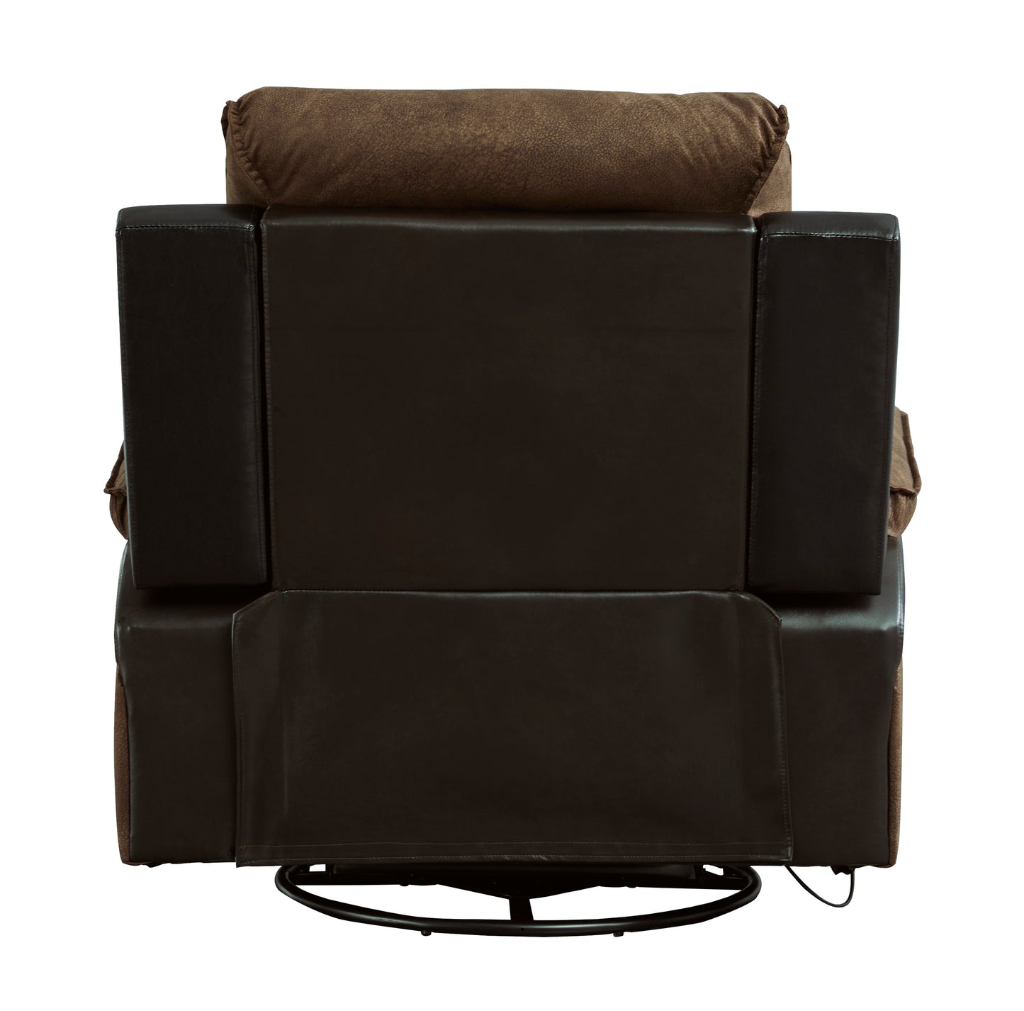 Woodsway Brown Swivel Glider Recliner | 6450561