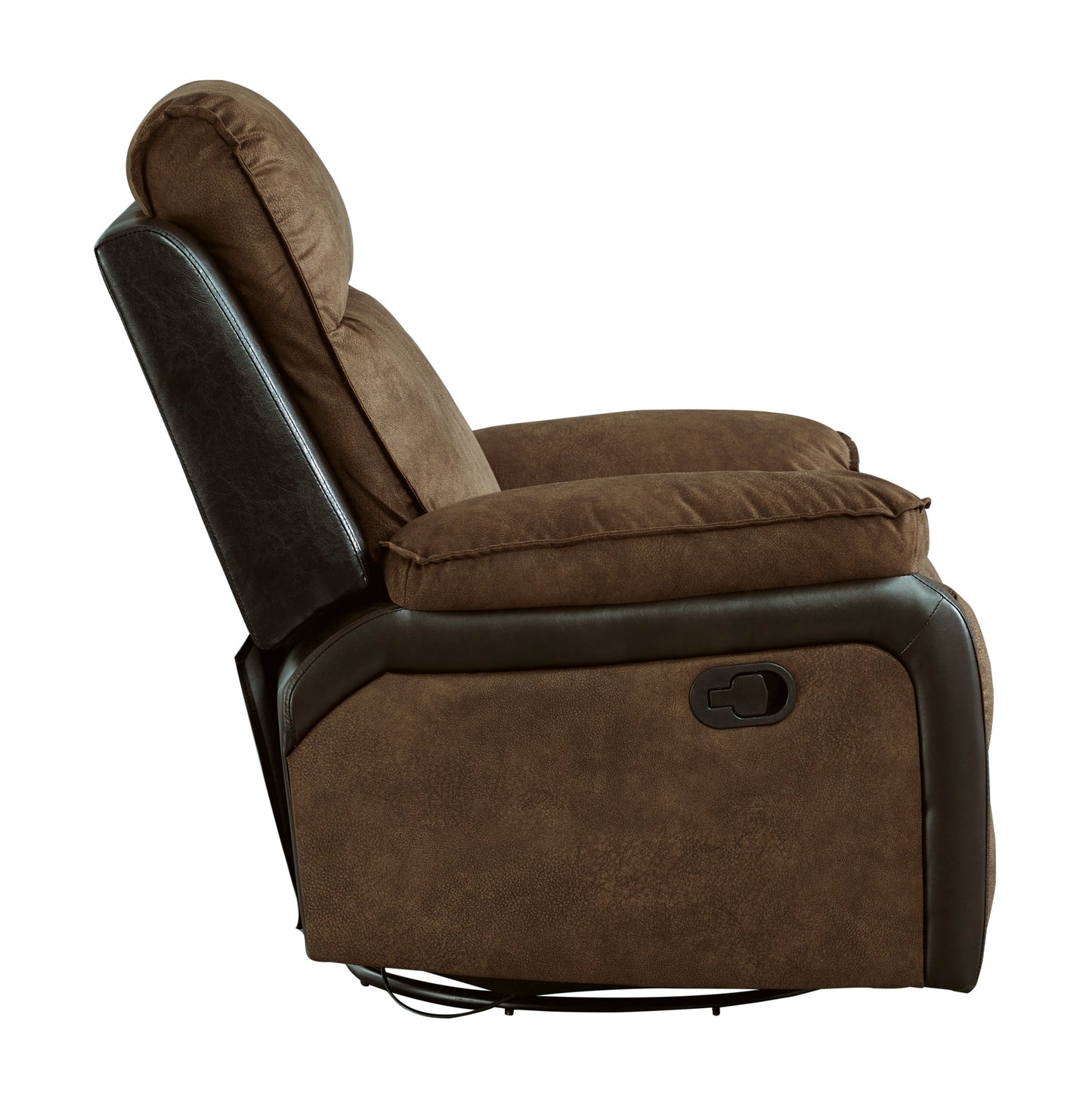 Woodsway Brown Swivel Glider Recliner | 6450561