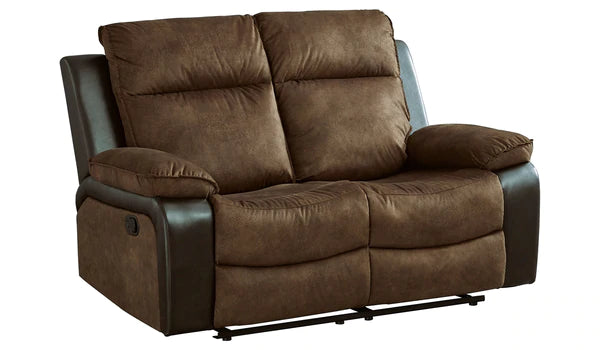 Woodsway Brown Reclining Loveseat | 6450586