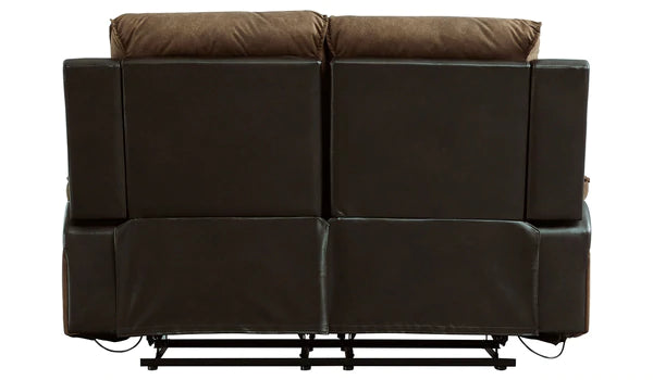 Woodsway Brown Reclining Loveseat | 6450586