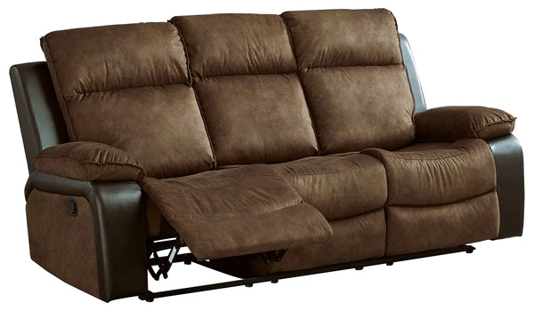 Woodsway Brown Reclining Sofa | 6450588